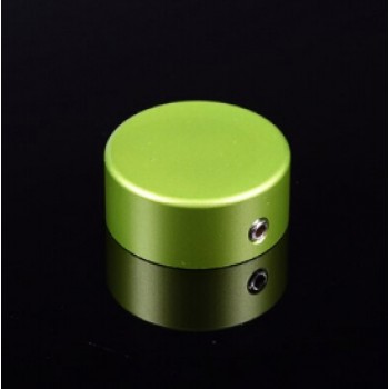 Daier Aluminium Footswitch Topper Green - алюминиевая насадка на кнопку педали