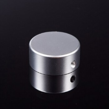 Daier Aluminium Footswitch Topper Silver - алюминиевая насадка на кнопку педали