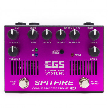 EGS Spitfire S6 Double Gain Tube Preamp