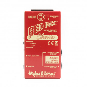 Hughes & Kettner Red Box Classic Guitar Cabinet Emulator DI Box 