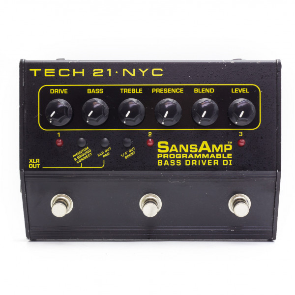 Tech 21 Sansamp Programmable Bass Driver DI