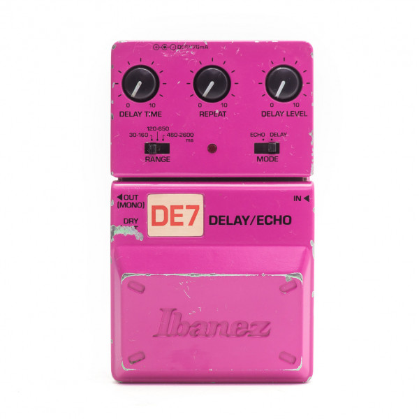 Ibanez DE7 Delay Echo Pink 25Th Anniversary Limited Edition