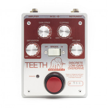 Horrothia Effects Teeth Discrete Low-Gain Overdrive