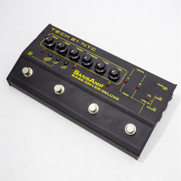 Tech 21 Sansamp Programmable Bass Driver Deluxe