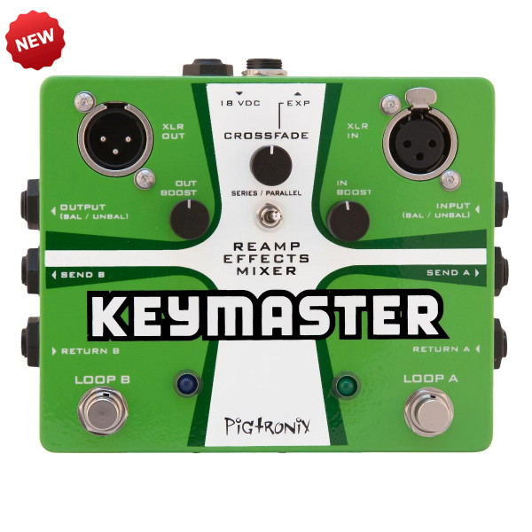 Pigtronix Keymaster Reamp Effects Mixer (новый)